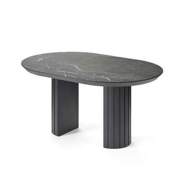 Обеденный стол раздвижной Саиф черного цвета
