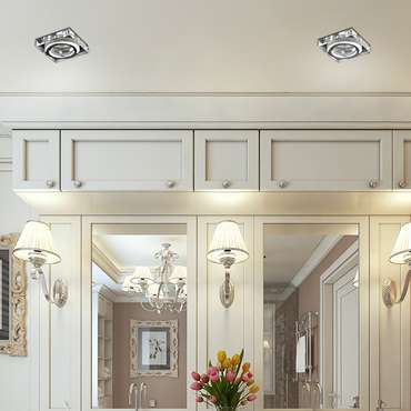 Точечный светильник AQUA 369880 (стекло, цвет прозрачный)