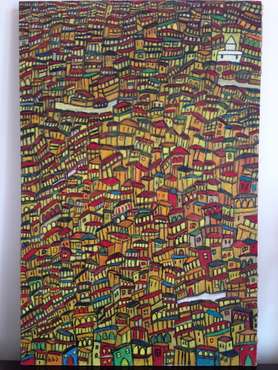 Картина "Старый Тбилиси,  1999 г."