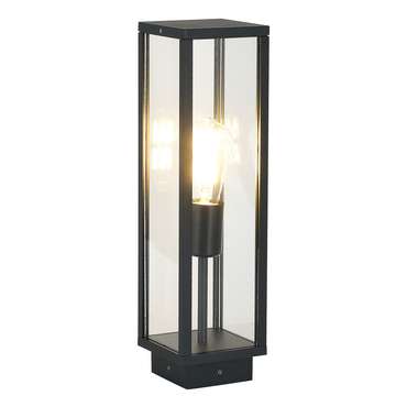 Светильник напольный ST-Luce темно-серый/прозрачный E27 1*15W GROSS