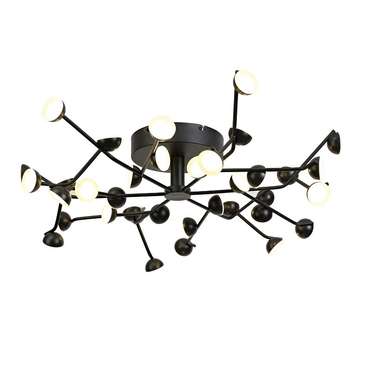 Потолочная люстра Adn 6422 (алюминий, цвет черный)