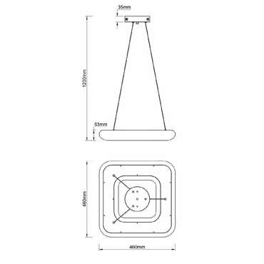 Подвесной светильник Soft 10259/1LED (акрил, цвет белый)