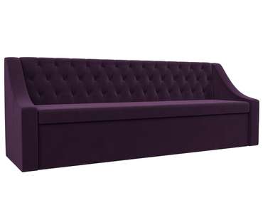 Кухонный прямой диван-кровать Мерлин фиолетового цвета