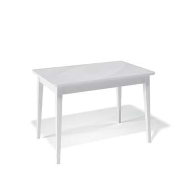 Раздвижной обеденный стол 1100 М белого цвета