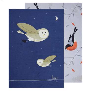Набор полотенец 'Owl & Bullfinch'