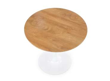 Обеденный стол Sting бело-коричневого цвета