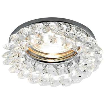 Точечный светильник Crystal K206 CL/CH (хрусталь, цвет прозрачный)