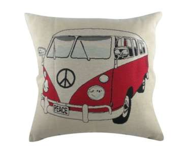 Подушка с принтом "Campervan"