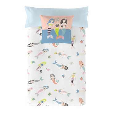 Пододеяльник Naturals Mermaids 80/90 кровать 150 x 220 см