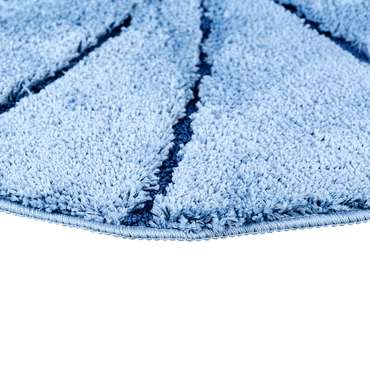 Мягкий коврик Mare для ванной диаметр 80 синего цвета