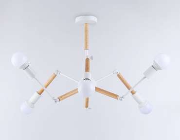 Люстра на штанге Loft TR80485 (металл, цвет белый)