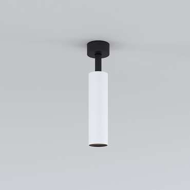 Накладной светодиодный светильник Diffe 1 бело-черного цвета