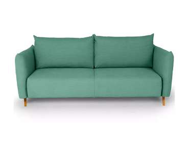 Диван-кровать Menfi светло-зеленого цвета с бежевыми ножками