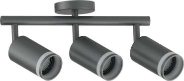 тройные споты ML233 41491 (алюминий, цвет черный)