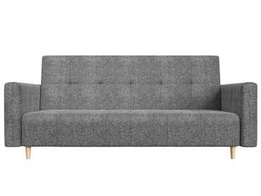 Прямой диван-кровать Вест серого цвета