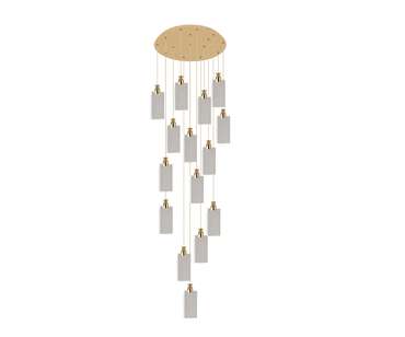 Подвес Аури золото d50 h250 Led 90W (3000K)
