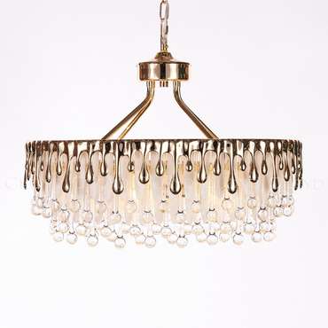 Подвесная люстра CAPULETTI C8 золотого цвета