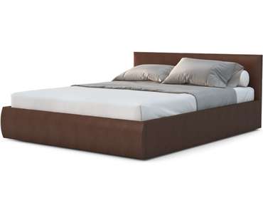 Кровать с подъемным механизмом Верона 180х200 коричневого цвета