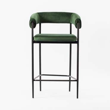 Барный стул Манчестер темно-зеленого цвета
