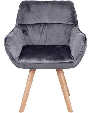 Кресло Soft темно-серого цвета