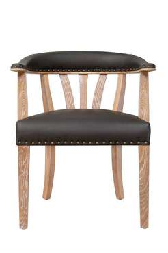 Стул в стиле ретро Tanner Genuine Brown Leather