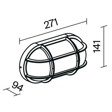 Настенный светильник (бра) Outdoor O449WL-01GF1 Candle Outdoor