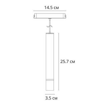 Магнитный трековый светильник Arte Lamp RAPID A6159PL-1WH