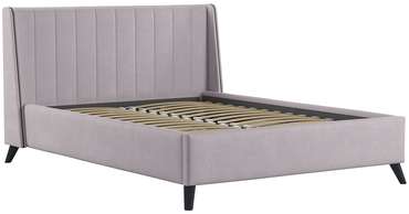 Кровать Виола 160х200 розового цвета без подъемного механизма