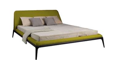 Кровать Liberty 200х200 зеленого цвета