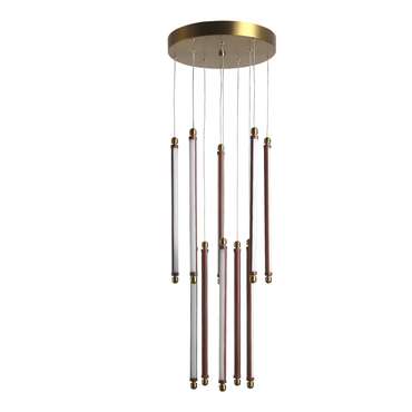 Светильник подвесной ST-Luce Латунь/Терракотовый, Белый LED 10*6,5W 3000K BRICK