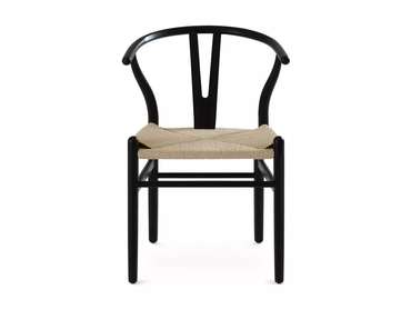 Стул Monk stick черно-бежевого цвета