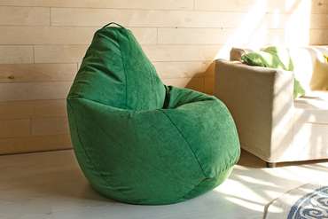 Кресло-мешок Груша XL зеленого цвета