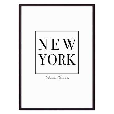 Постер в рамке New-York 40х60 см