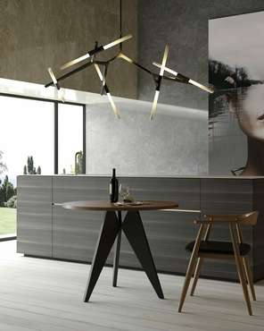 Обеденный стол Rover D80 коричневого цвета 