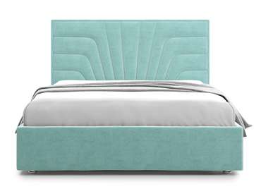 Кровать Premium Milana 180х200 бирюзового цвета с подъемным механизмом