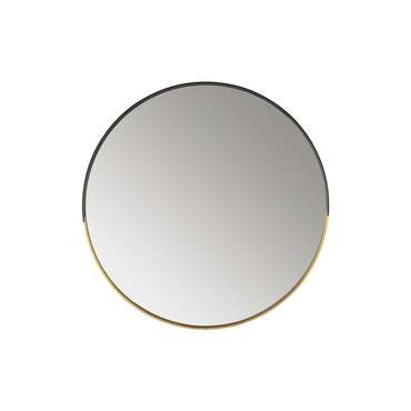 Зеркало настенное Орбита М в черно-золотой раме