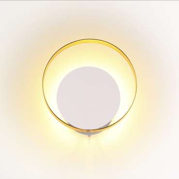 Настенный светодиодный светильник Mondi золотого цвета