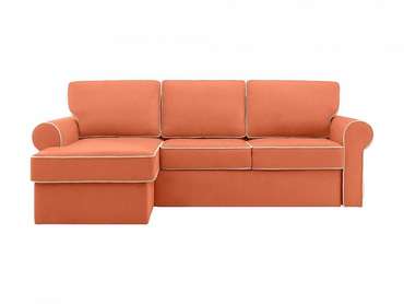 Угловой диван-кровать Murom оранжевого цвета