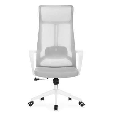 Офисное кресло Tilda серо-белого цвета