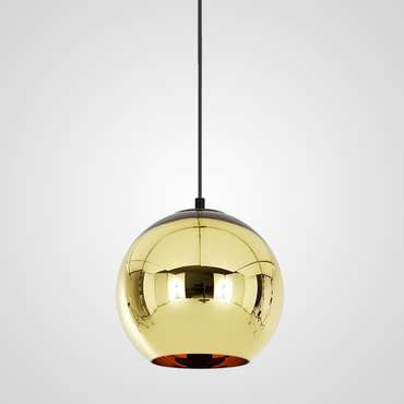 Подвесной светильник Copper Shade D20 золотого цвета