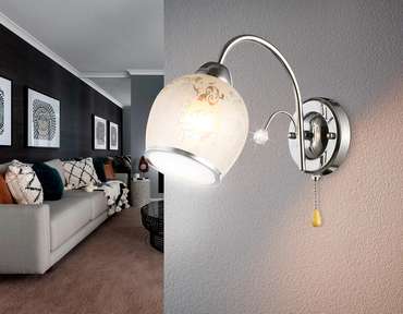 Бра Traditional TR3194 (стекло, цвет белый)