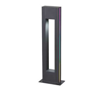 Светильник уличный серый 220V w18*8 h80 Led 5W (4000K) Декоративная подсветка RGB.