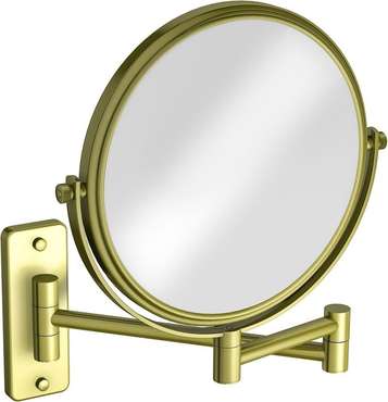 Настенное зеркало в раме бронзового цвета