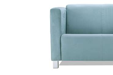 Прямой диван Милано Комфорт ментолового цвета