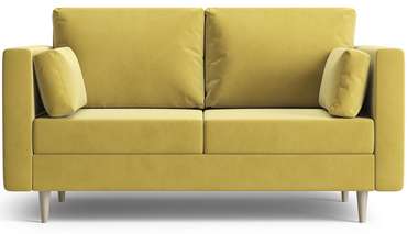 Диван-кровать Брайн 140 желтого цвета