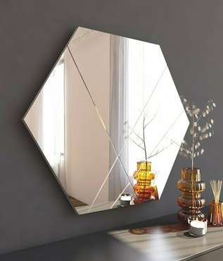 Настенное зеркало Decor 60х70 с основанием из MDF