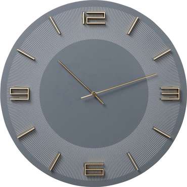 Часы настенные Leonardo серого цвета