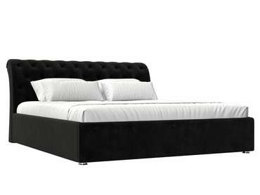 Кровать Сицилия 180х200 черного цвета с подъемным механизмом 