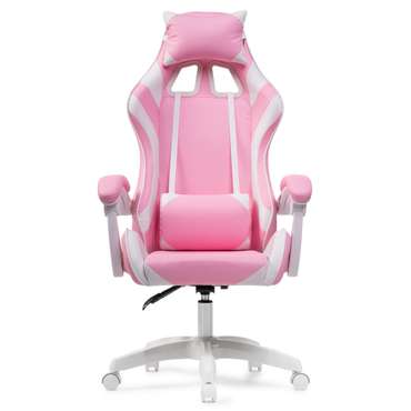 Компьютерное кресло Rodas бело-розового цвета
