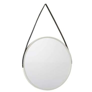 Настенное зеркало 1270 Белый Чёрный 45 x 45 x 3 cm круги (4 штук)